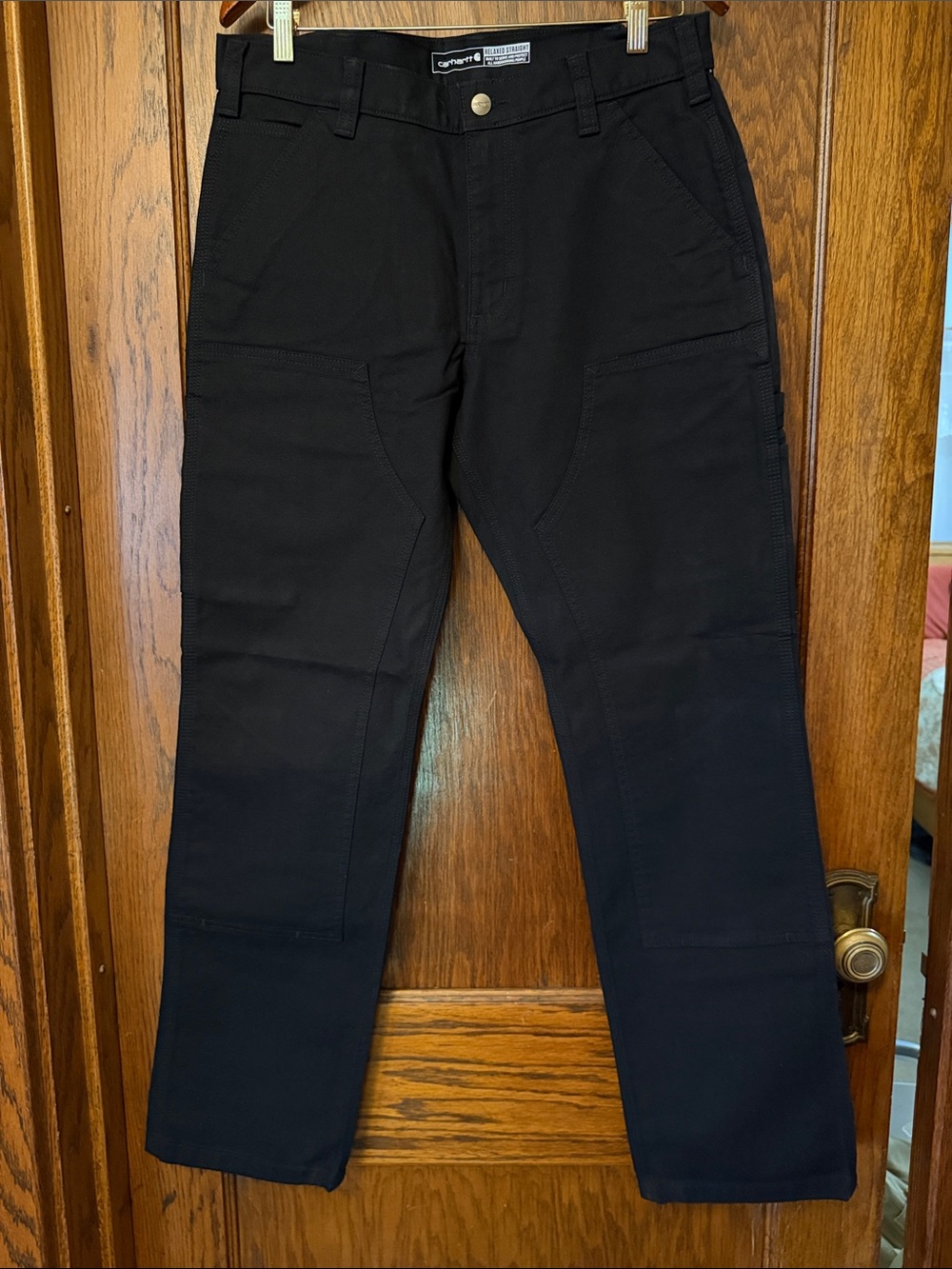 Carhartt Relaxed Straight Rugged Flex Duck Double-Front Dungaree - Picture 5 of 8